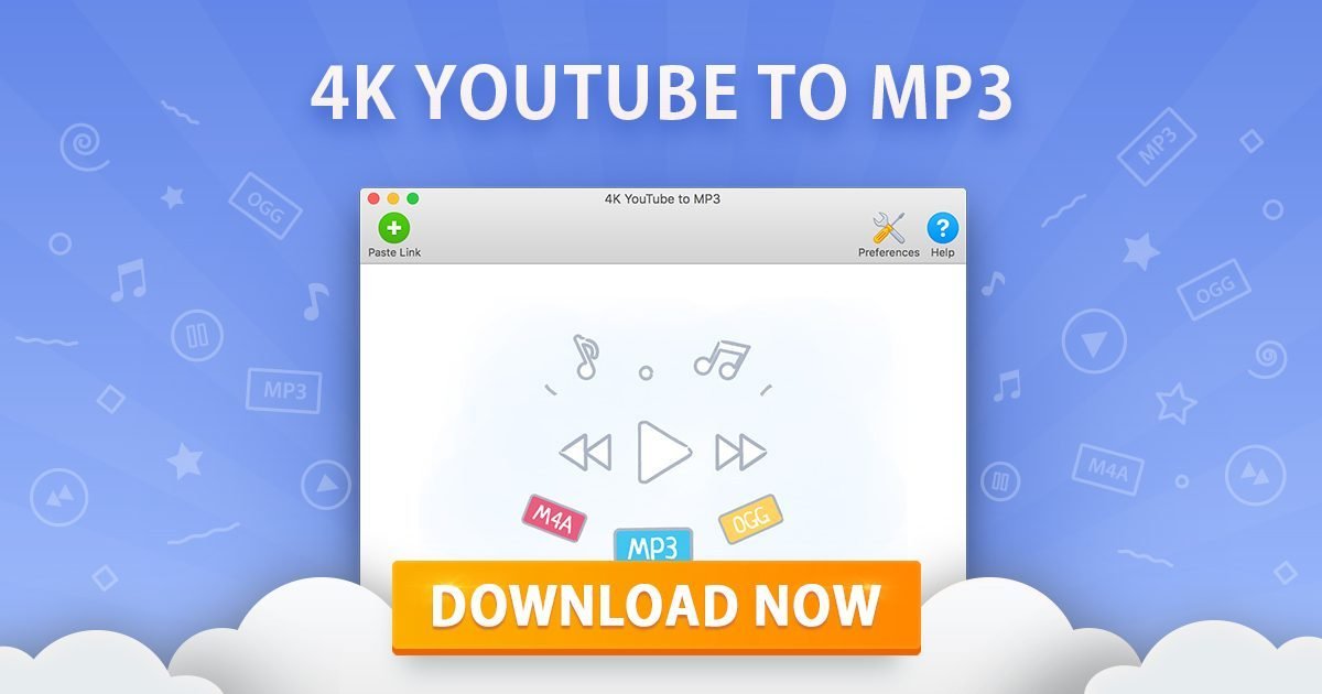 4K YouTube to MP3 logo